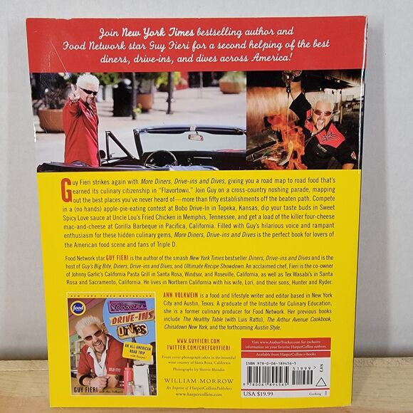 Guy Fieri's More Diners Drive-Ins & Dives - paperback - Picture 3 of 3
